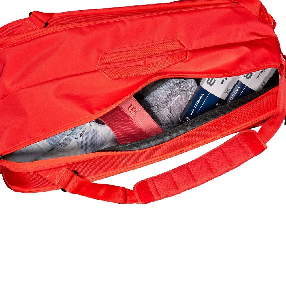 Wilson Super Tour Pro Staff Tennis Bag - Red - IPSILONE