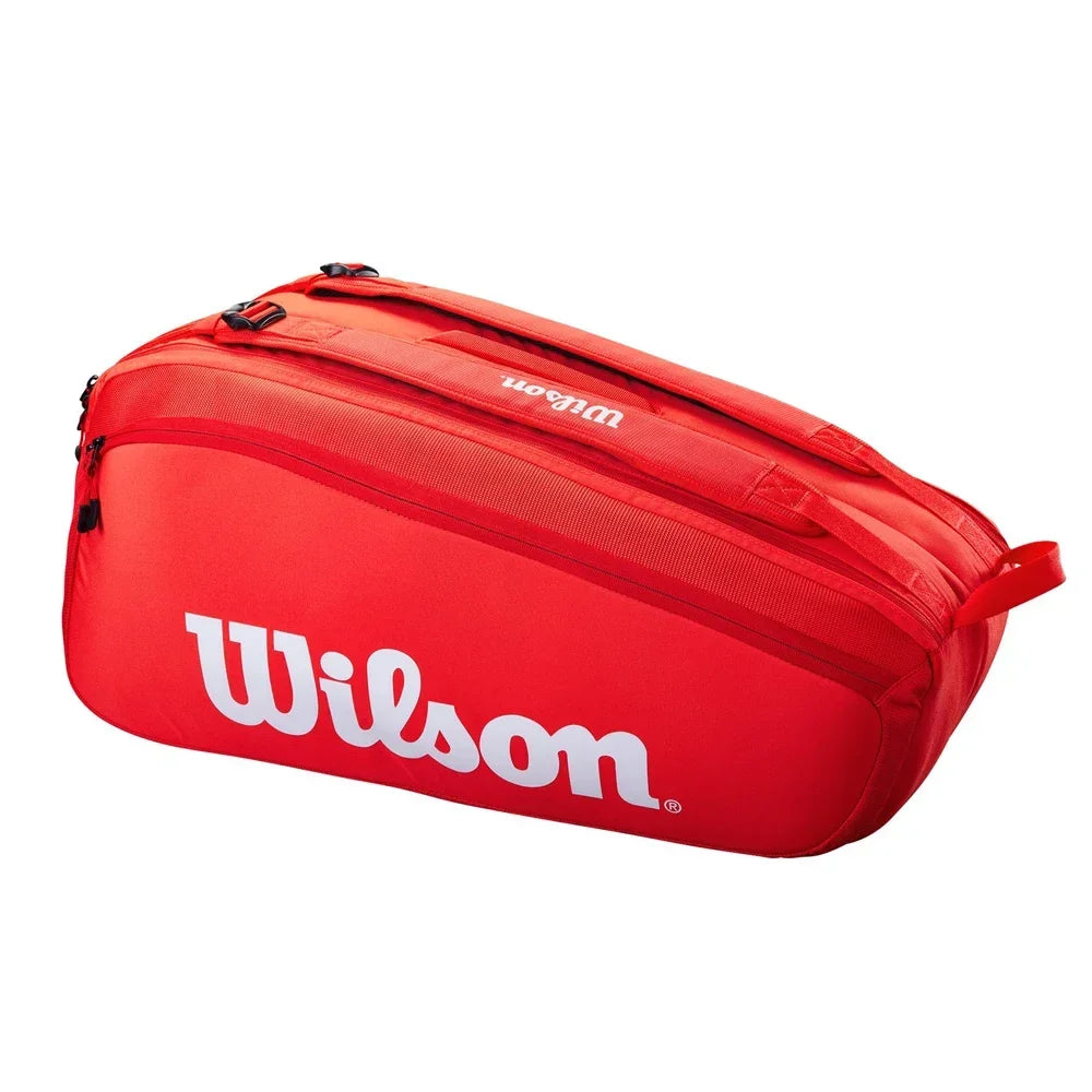 Wilson Super Tour Pro Staff Tennis Bag - Red - IPSILONE