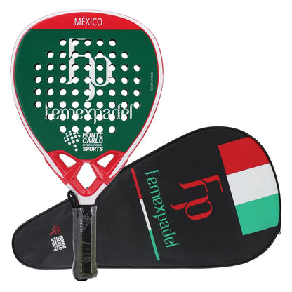 Femexpadel P90 3K Carbon Fiber Racket padel – High Balance Paddle with EVA Memory & Cover Femexpadel