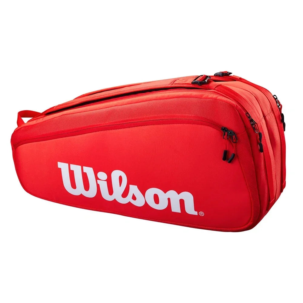 Wilson Super Tour Pro Staff Tennis Bag - Red - IPSILONE