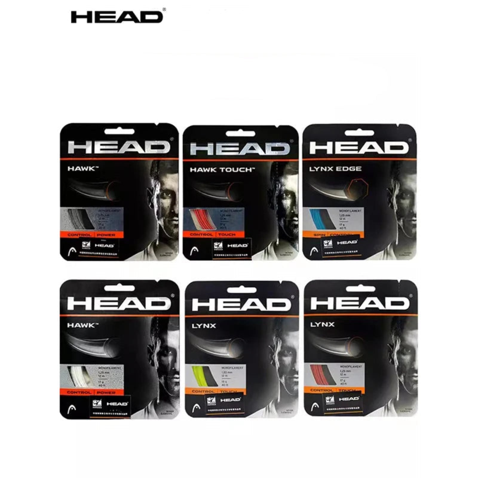 HEAD Tennis Strings – Multi-Color Soft & Hard Racket Strings | LYNX Polyester - IPSILONE