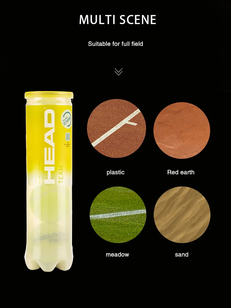 HEAD TOUR Professional Tube 4 Tennis Balls – IPSILONE