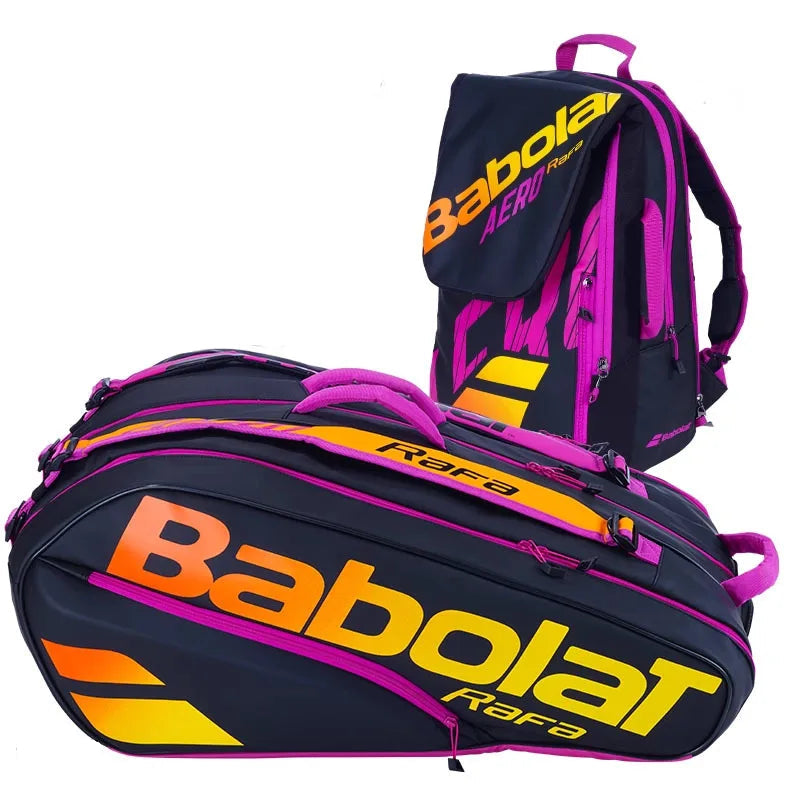 Babolat Tennis Bag Pure Aero Rafa – Tennis Bag for 3 to 12 Rackets - IPSILONE